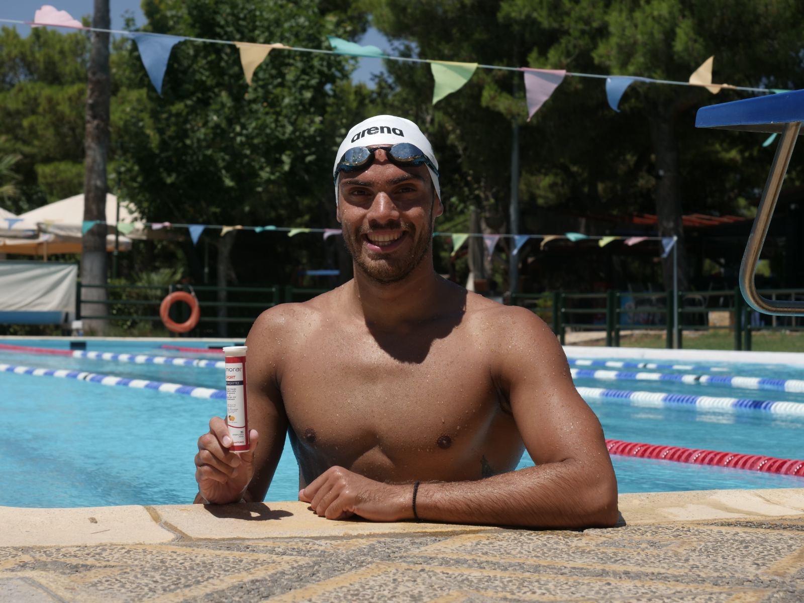 Ο πρωταθλητής κολύμβησης Ανδρέας Βαζαίος πρεσβευτής του almora PLUS® SPORT